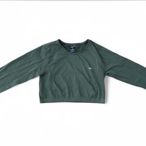 MP Green Long Sleeve Crop Top